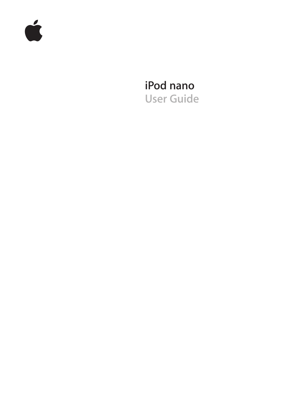 Apple iPod nano (6th generation) User Manual | 66 pages