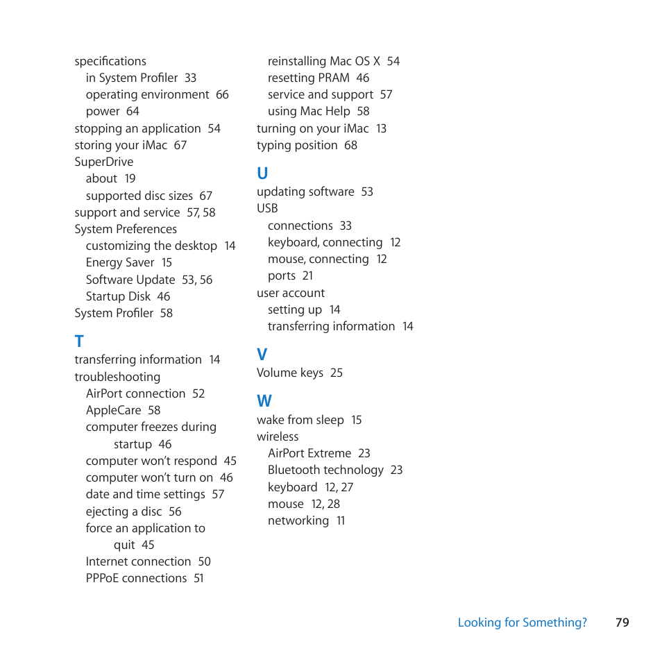 Apple iMac (21.5-inch and 27-inch, Mid 2010) User Manual | Page 79 / 80