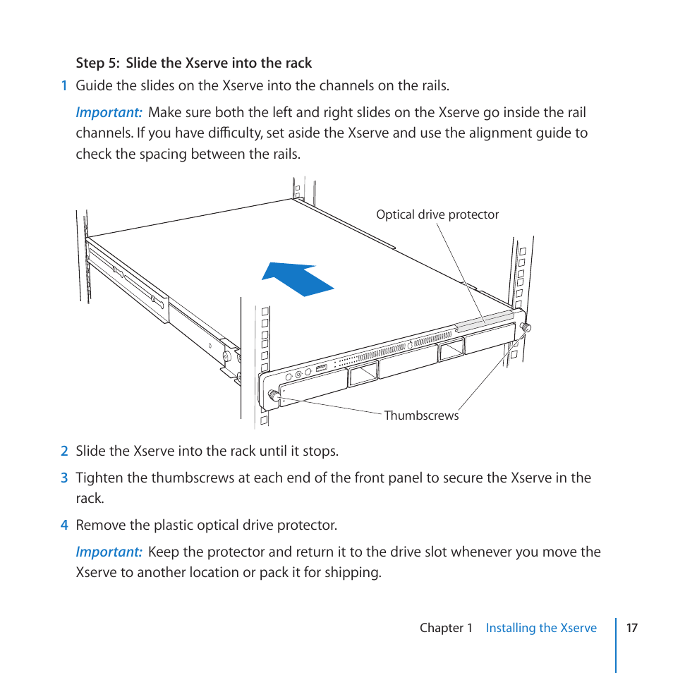 Apple Xserve (Early 2009) User Manual | Page 17 / 60