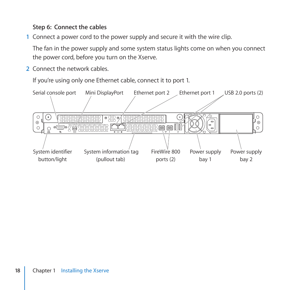 Apple Xserve (Early 2009) User Manual | Page 18 / 60