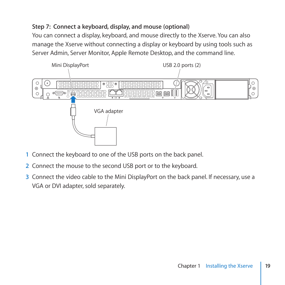 Apple Xserve (Early 2009) User Manual | Page 19 / 60