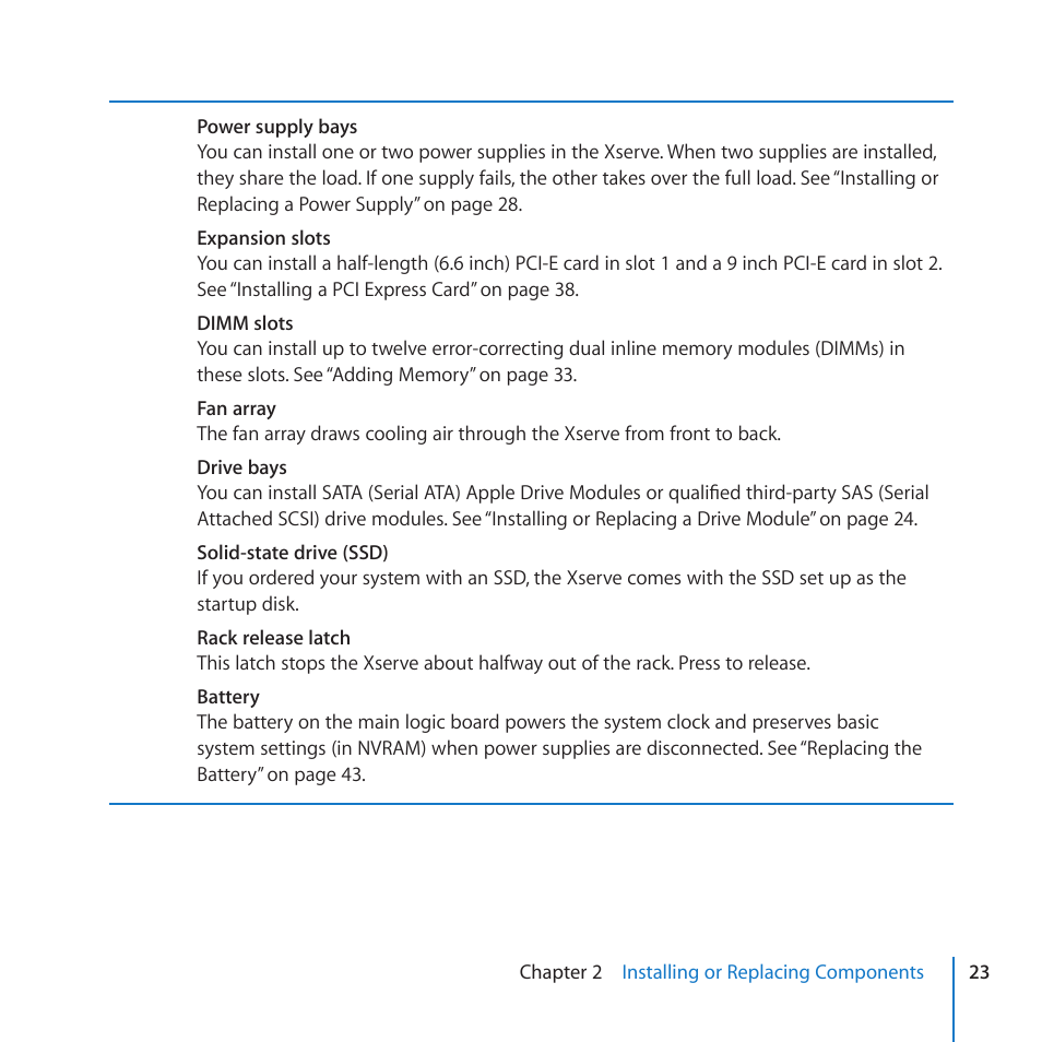 Apple Xserve (Early 2009) User Manual | Page 23 / 60