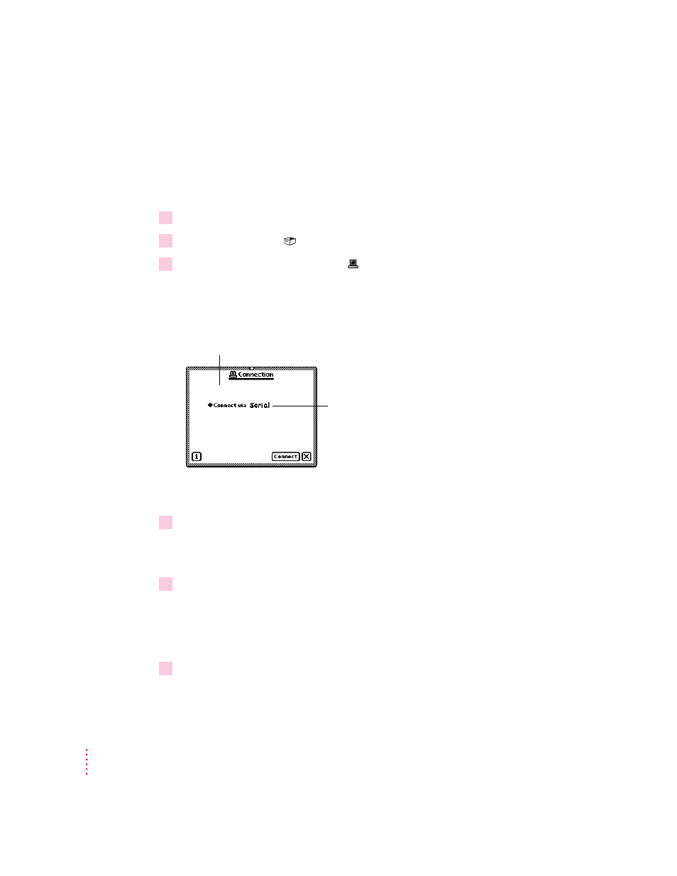 Getting your newton pda ready | Apple Newton Press (for Windows) User Manual | Page 24 / 32