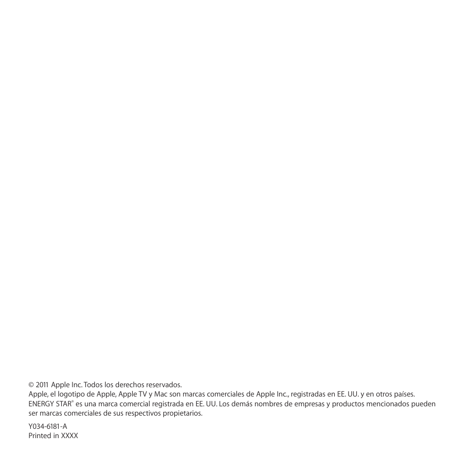 Apple TV (3rd generation) User Manual | Page 20 / 20
