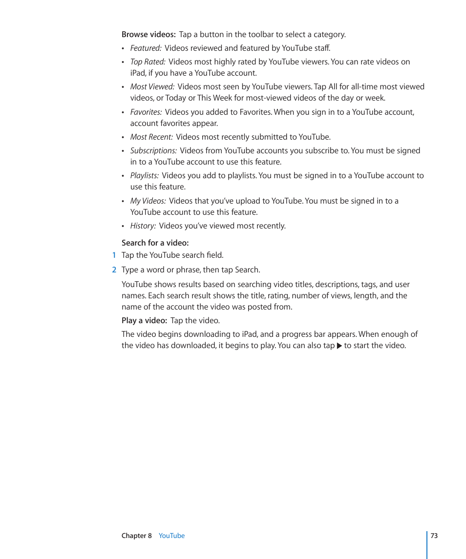 Apple iPad iOS 4.2 User Manual | Page 73 / 181