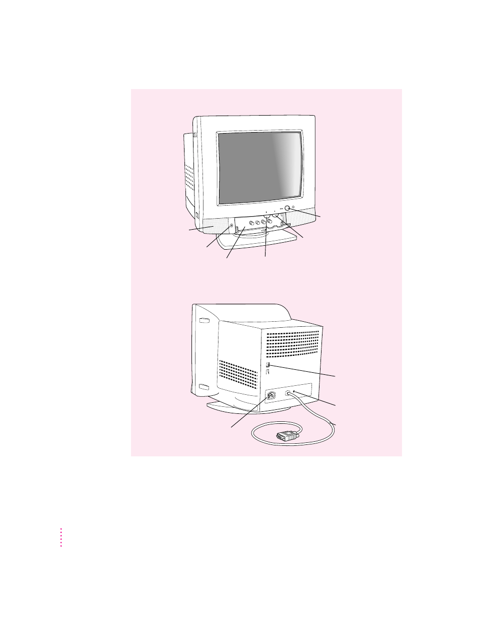 Your apple multiple scan 14 display at a glance | Apple Multiple Scan 14 Display User Manual | Page 10 / 46