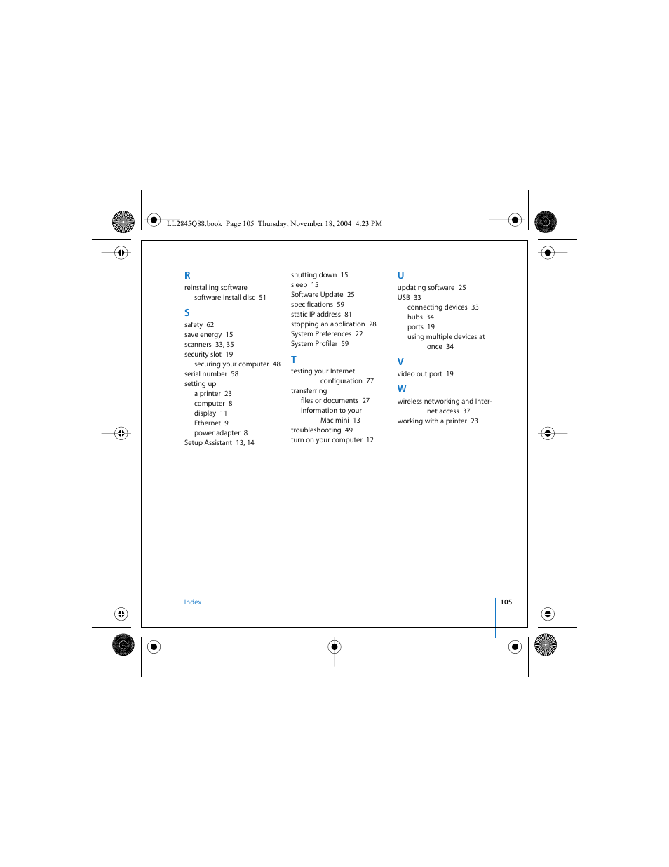 Apple Mac mini (original) User Manual | Page 105 / 106