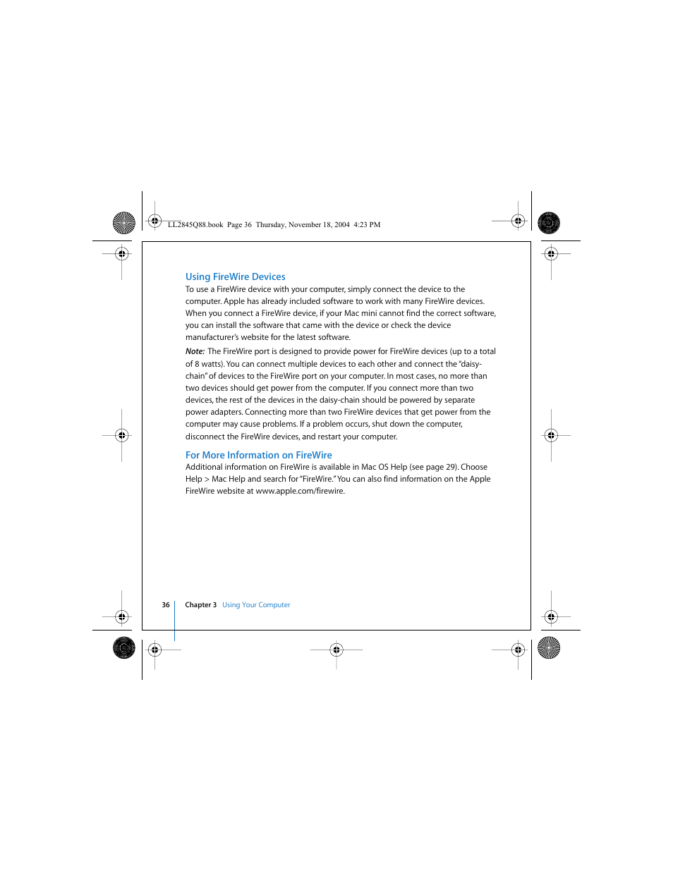 Apple Mac mini (original) User Manual | Page 36 / 106