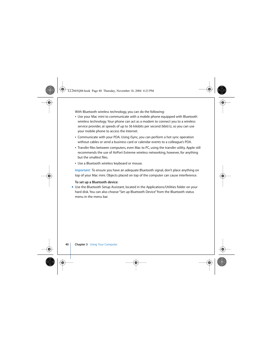 Apple Mac mini (original) User Manual | Page 40 / 106