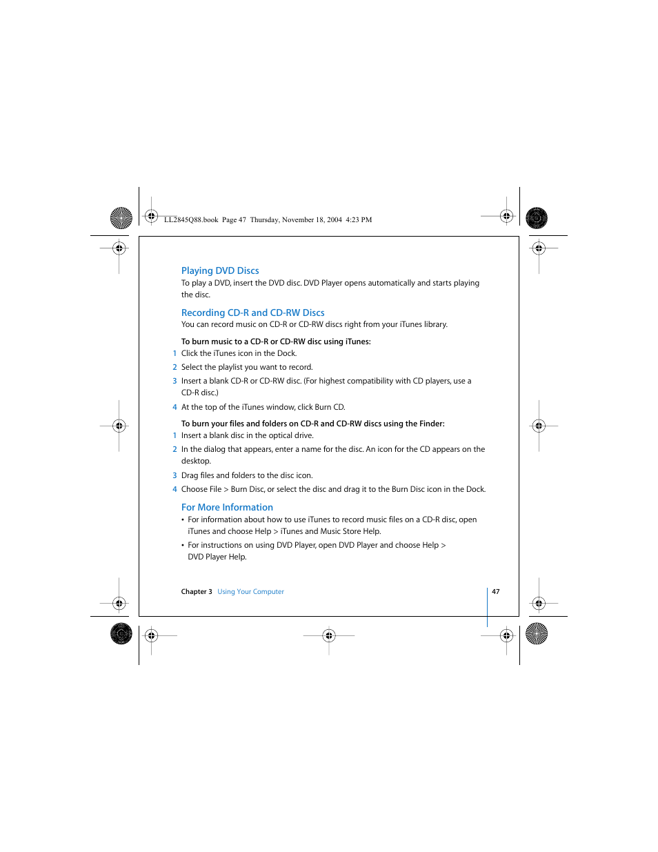 Apple Mac mini (original) User Manual | Page 47 / 106