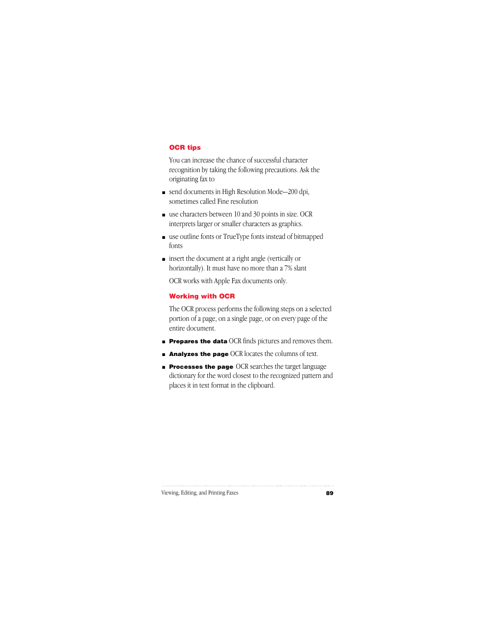 Apple Fax User Manual | Page 102 / 152