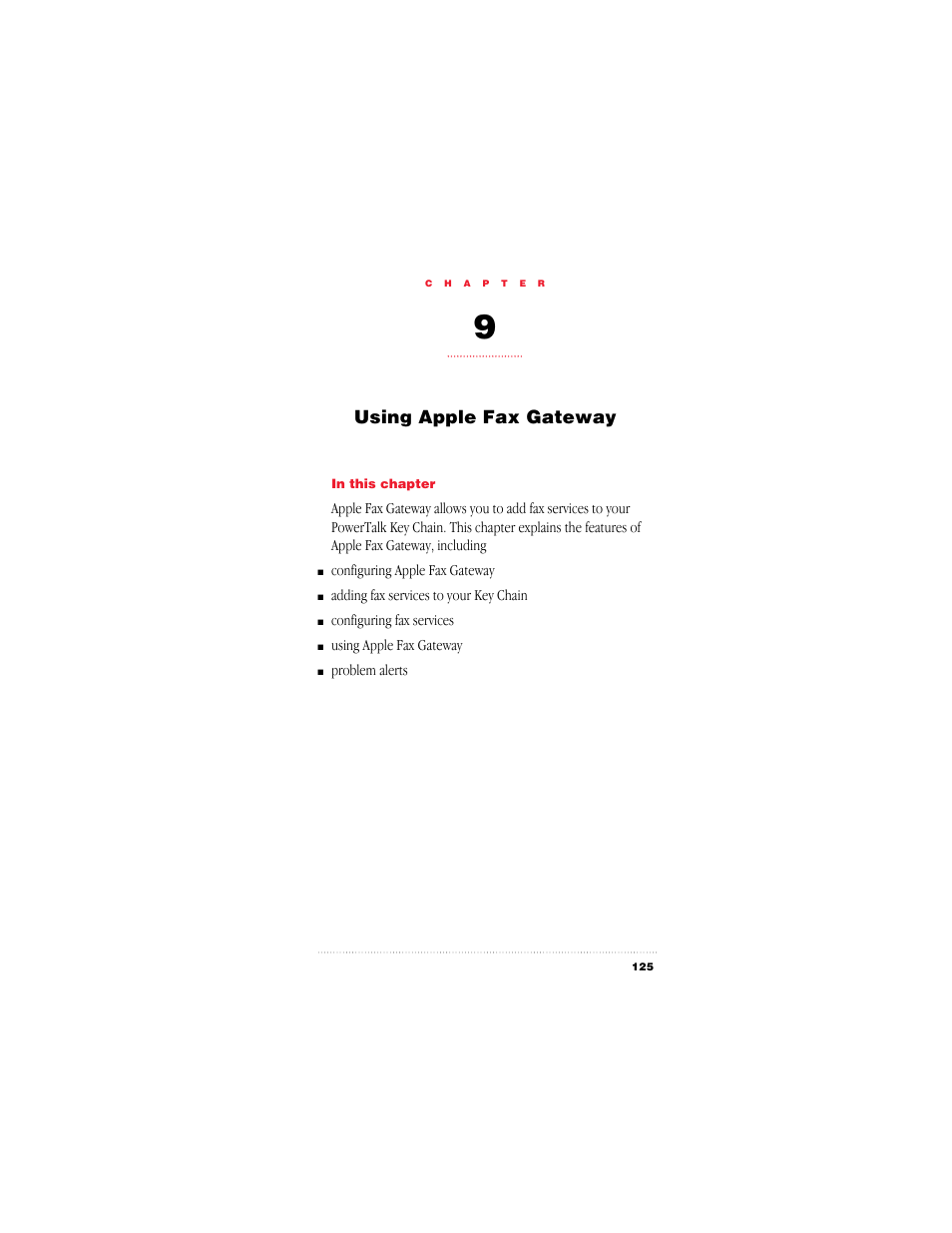 Using apple fax gateway | Apple Fax User Manual | Page 138 / 152