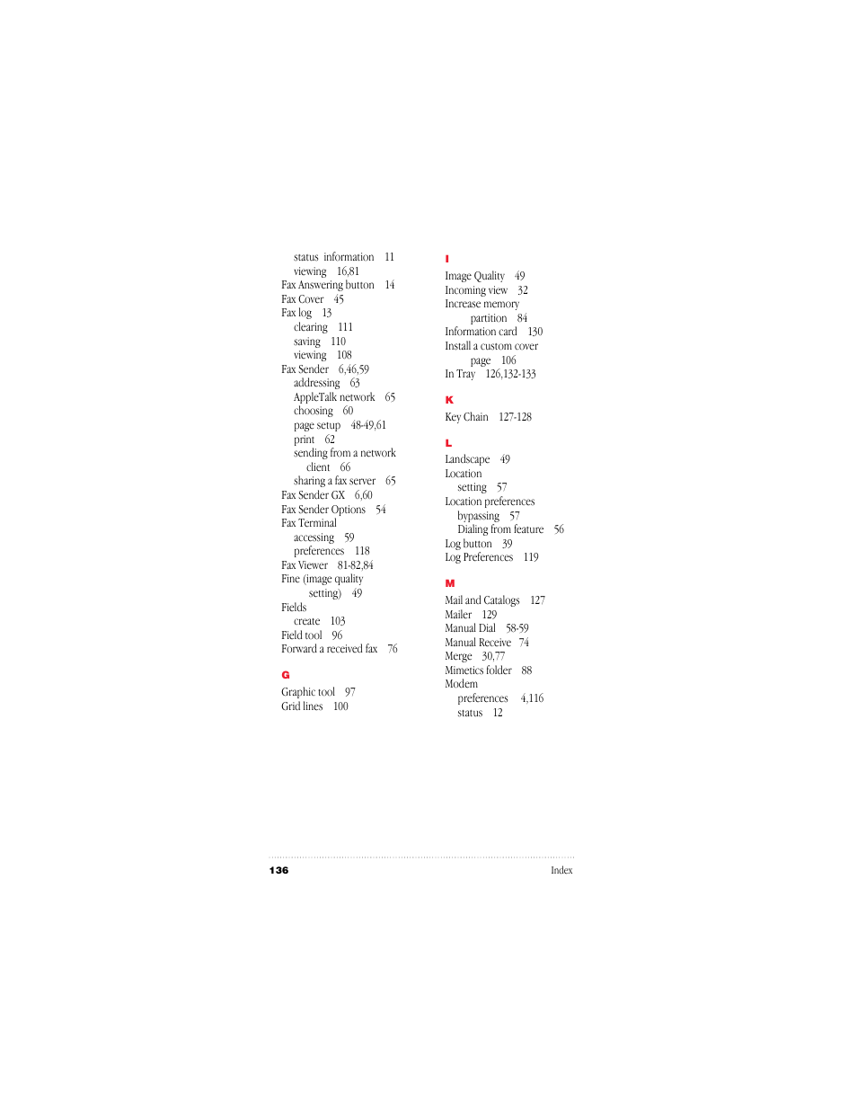 Apple Fax User Manual | Page 149 / 152