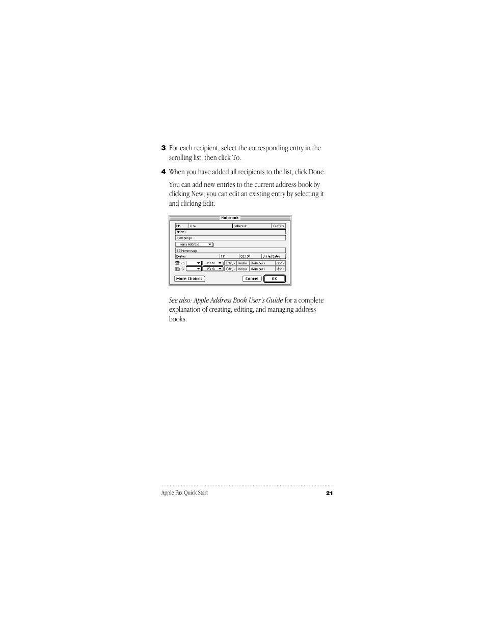 Apple Fax User Manual | Page 34 / 152