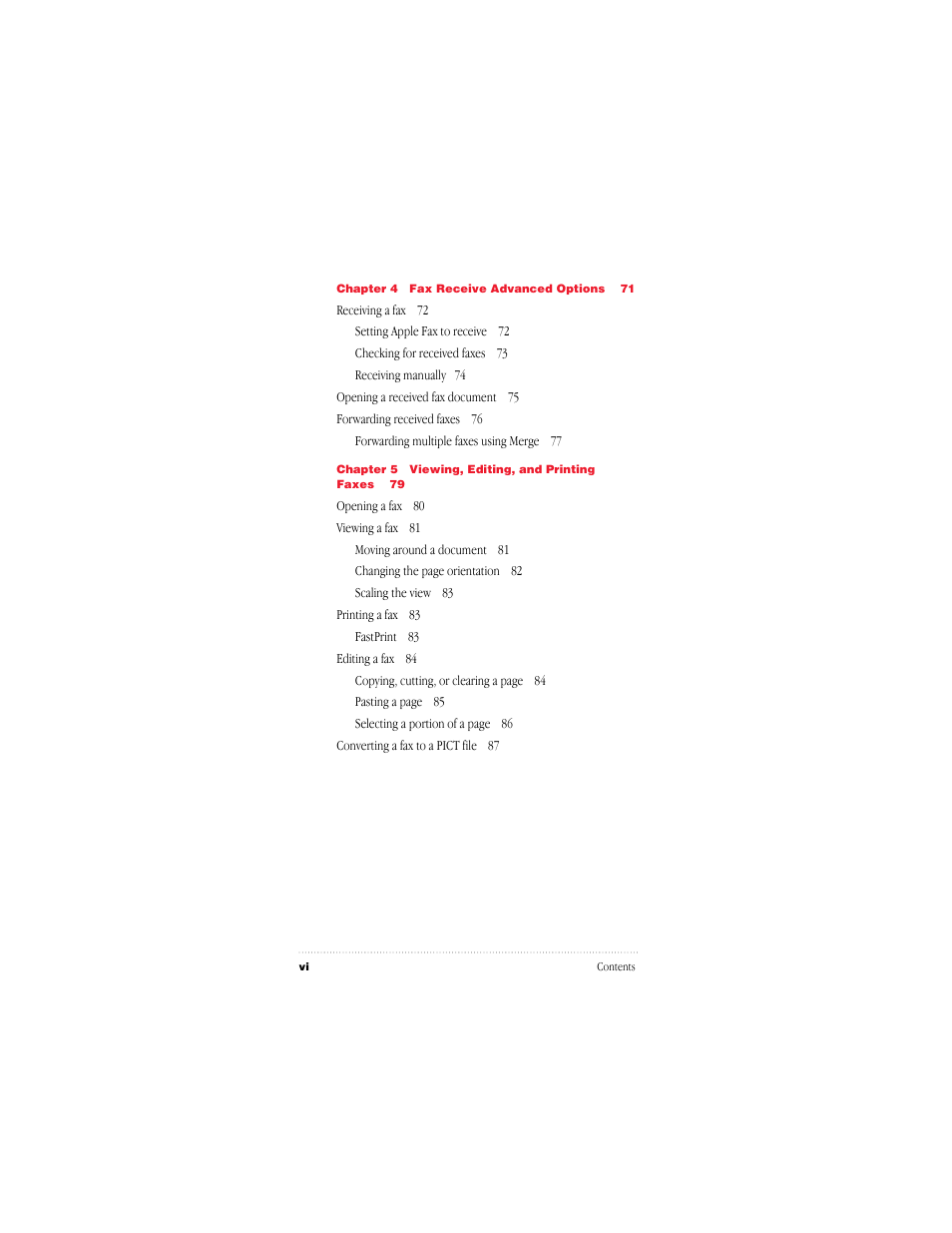 Apple Fax User Manual | Page 6 / 152