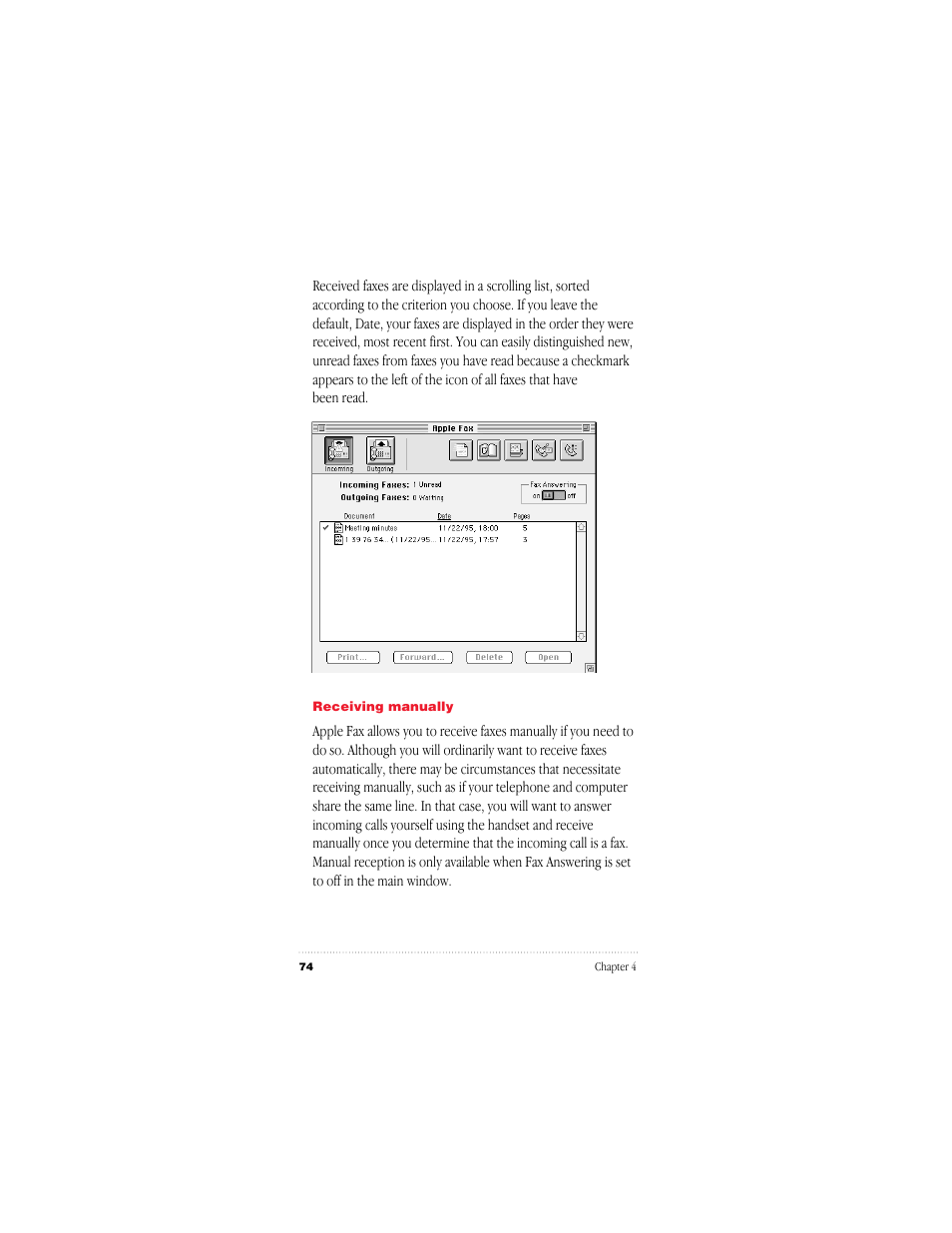 Apple Fax User Manual | Page 87 / 152