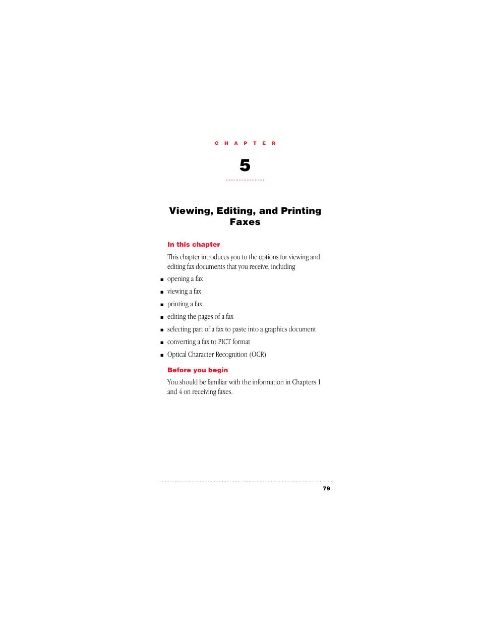 Viewing, editing, and printing faxes | Apple Fax User Manual | Page 92 / 152