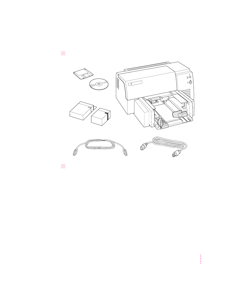 Unpacking the printer | Apple Color StyleWriter 6500 User Manual | Page 12 / 125