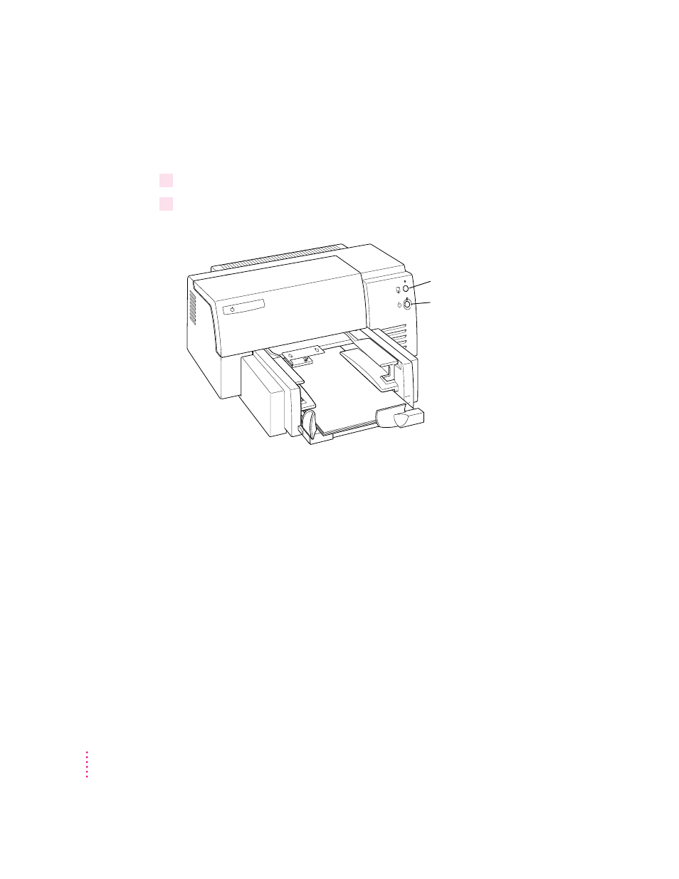 Printing the sample page | Apple Color StyleWriter 6500 User Manual | Page 21 / 125