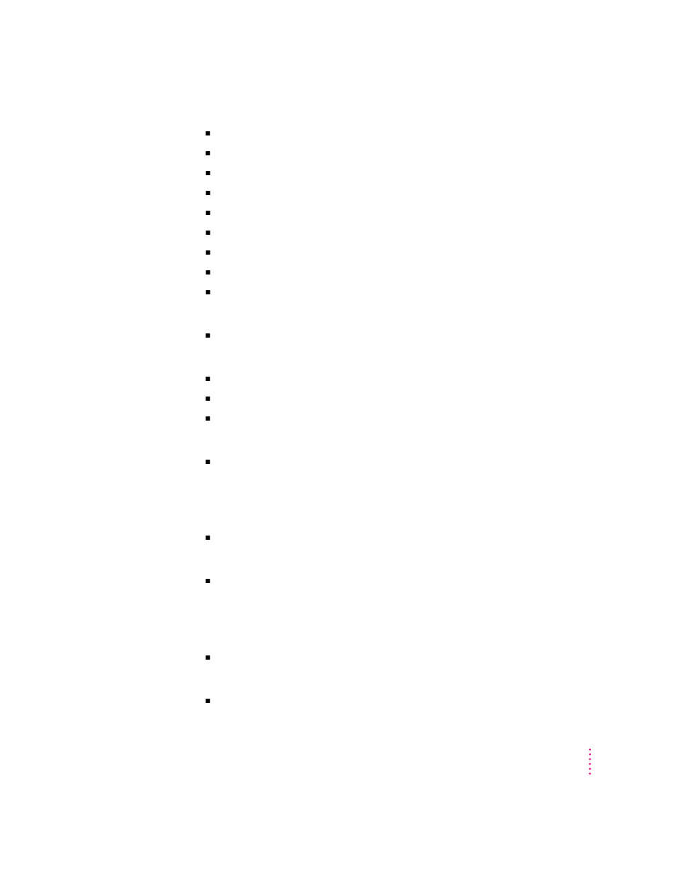 Operating environment, Storage environment | Apple Color StyleWriter 6500 User Manual | Page 91 / 125