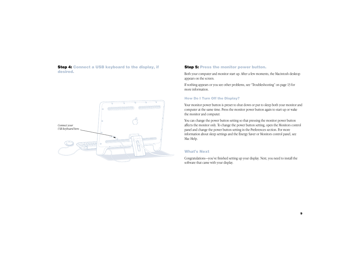 Apple Cinema Display User Manual | Page 9 / 21