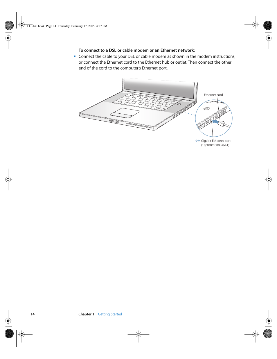 Apple PowerBook G4 (17-inch, 1.67 GHz) User Manual | Page 14 / 112