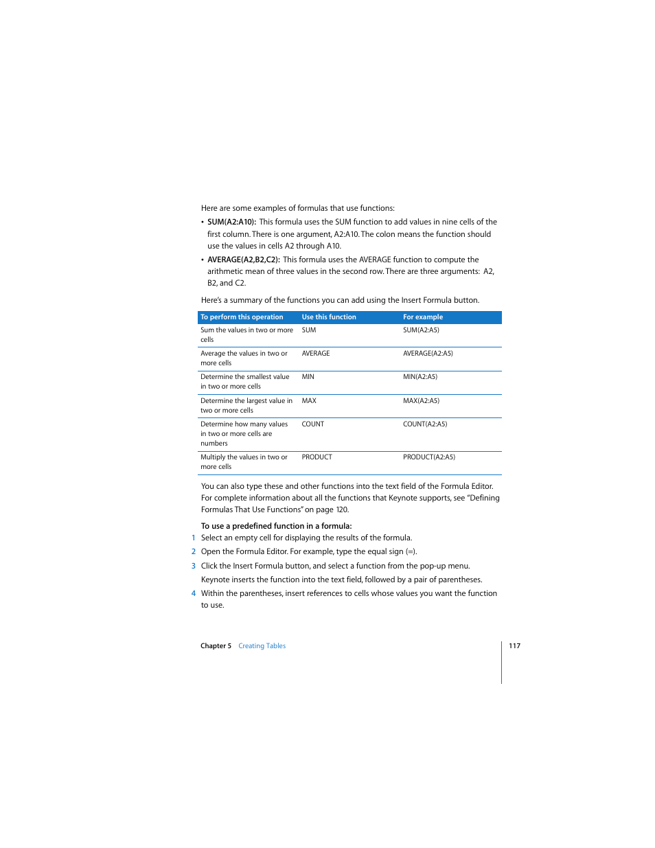Apple Keynote 3 User Manual | Page 117 / 187