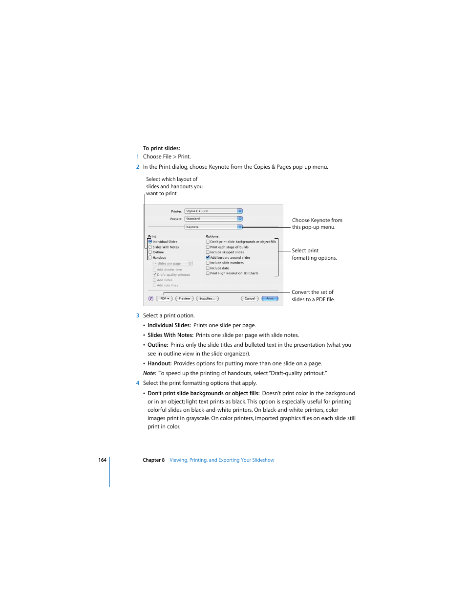 Apple Keynote 3 User Manual | Page 164 / 187