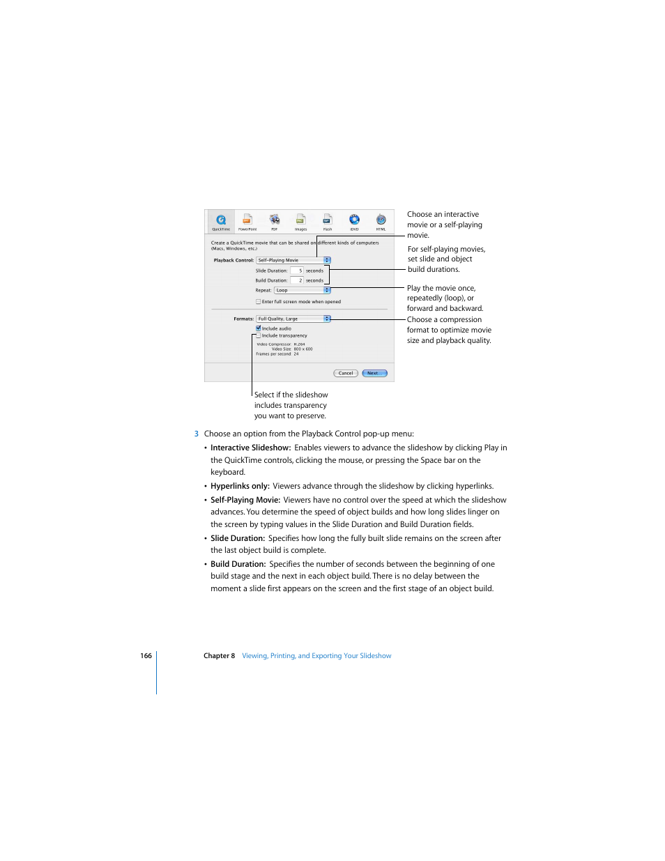 Apple Keynote 3 User Manual | Page 166 / 187