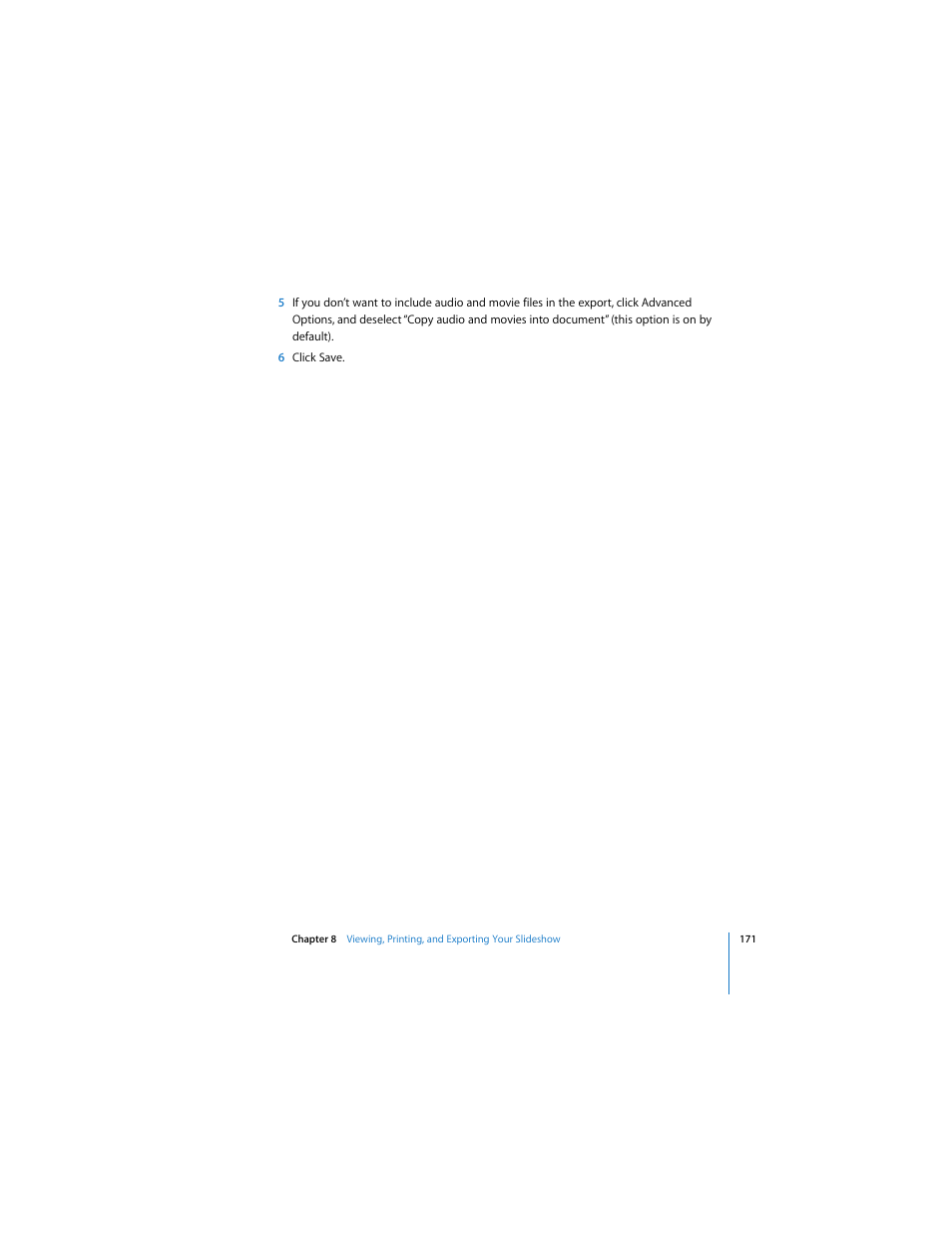 Apple Keynote 3 User Manual | Page 171 / 187