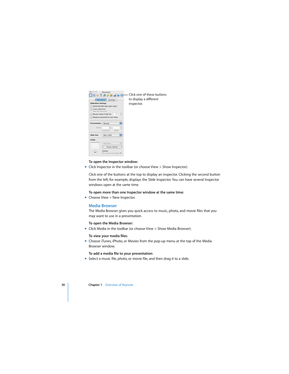 Media browser | Apple Keynote 3 User Manual | Page 30 / 187