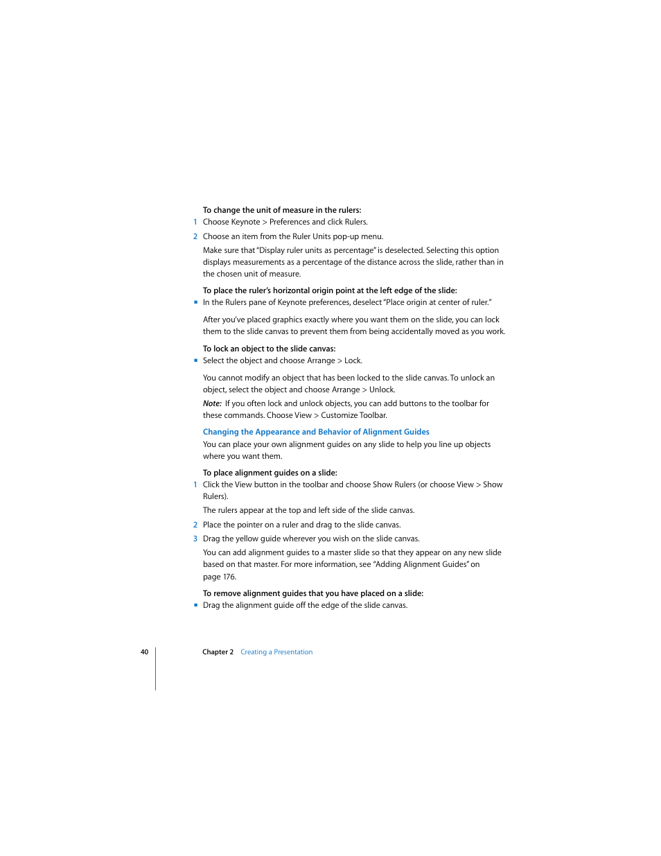 Apple Keynote 3 User Manual | Page 40 / 187
