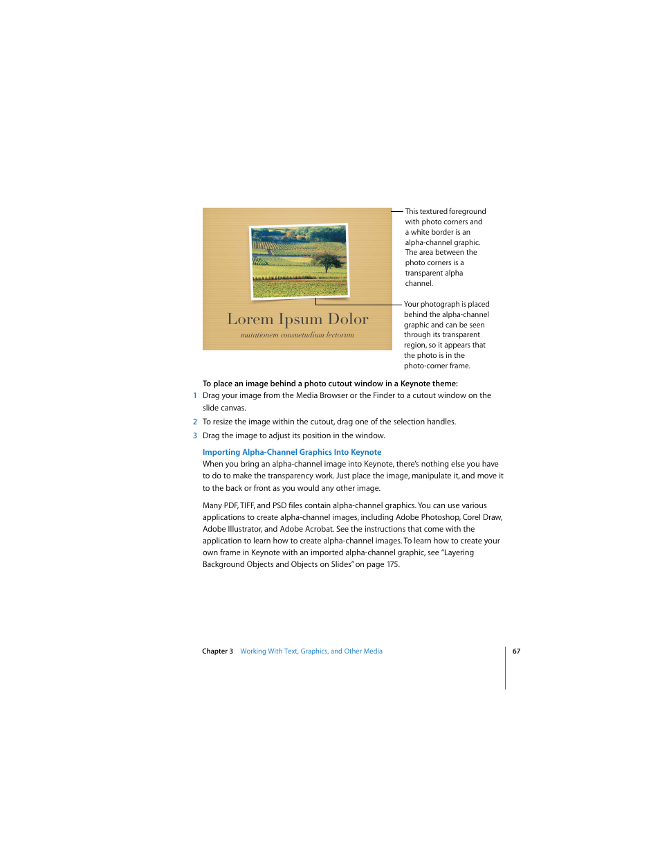Apple Keynote 3 User Manual | Page 67 / 187