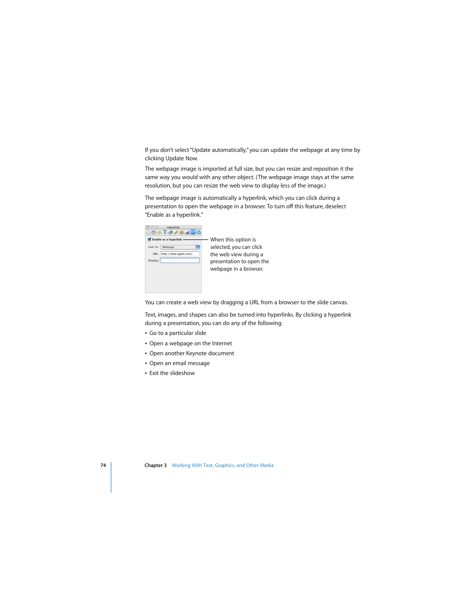 Apple Keynote 3 User Manual | Page 74 / 187