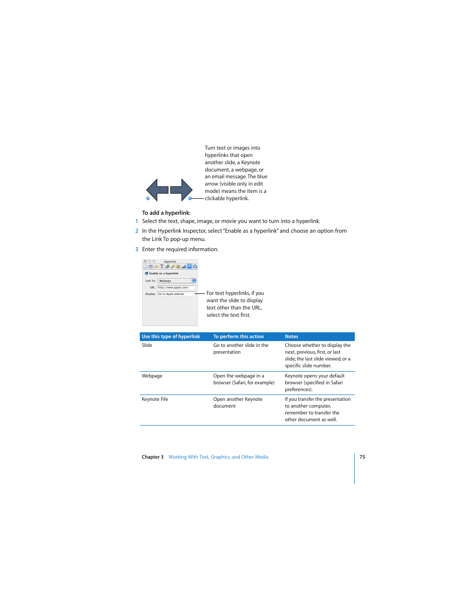 Apple Keynote 3 User Manual | Page 75 / 187