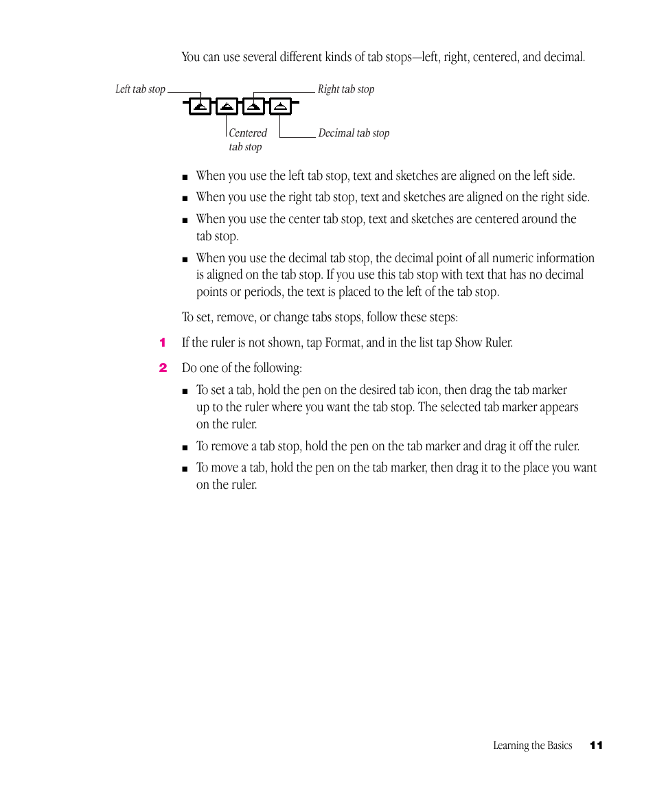 Apple Newton Works Word Processor User Manual | Page 11 / 37