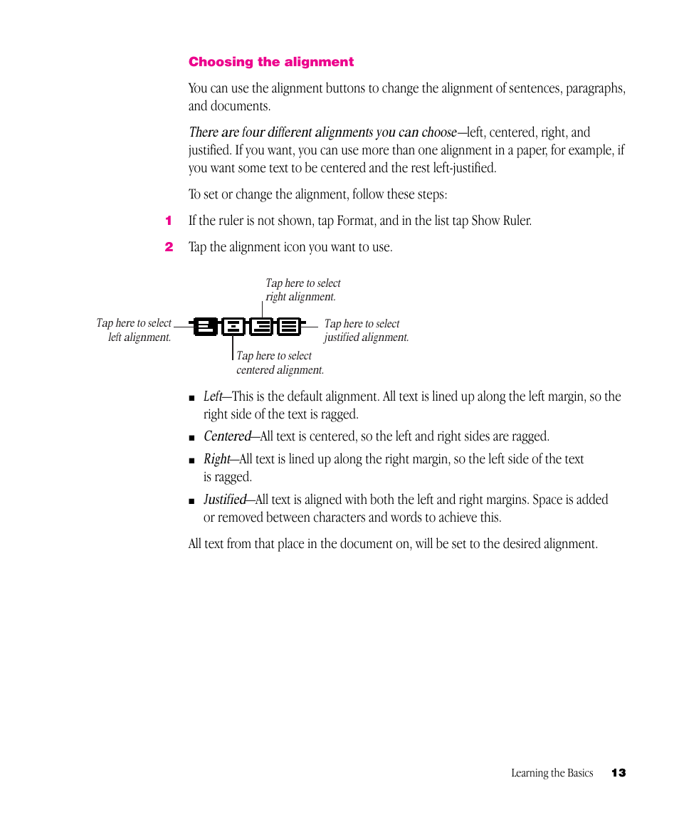Apple Newton Works Word Processor User Manual | Page 13 / 37