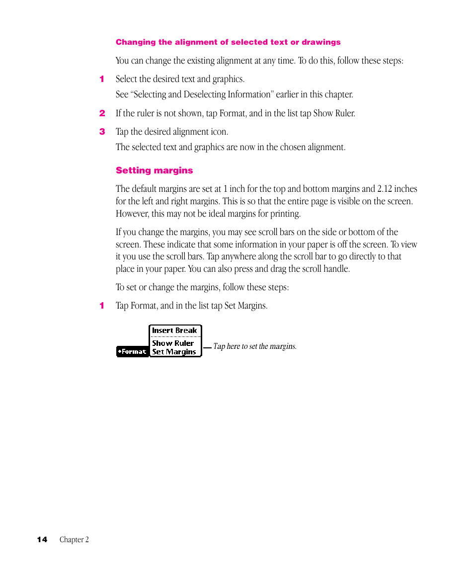 Apple Newton Works Word Processor User Manual | Page 14 / 37