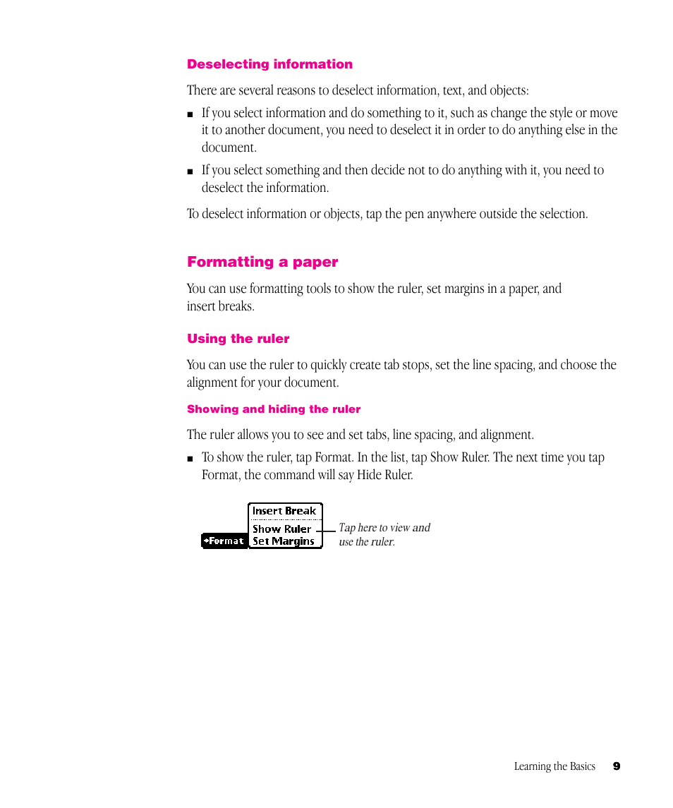 Apple Newton Works Word Processor User Manual | Page 9 / 37