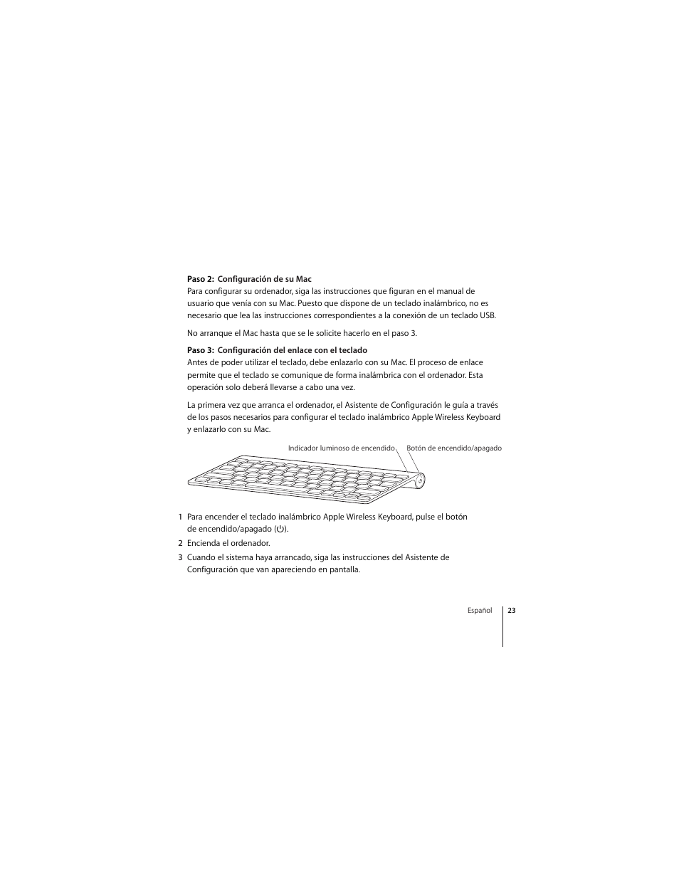 Apple Wireless Keyboard (2007) User Manual | Page 23 / 32