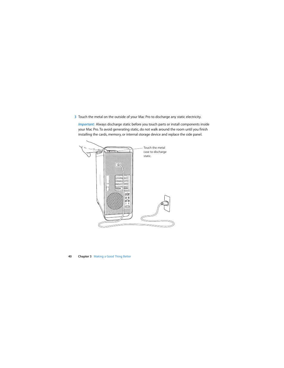 Apple Mac Pro (Early 2008) User Manual | Page 40 / 120