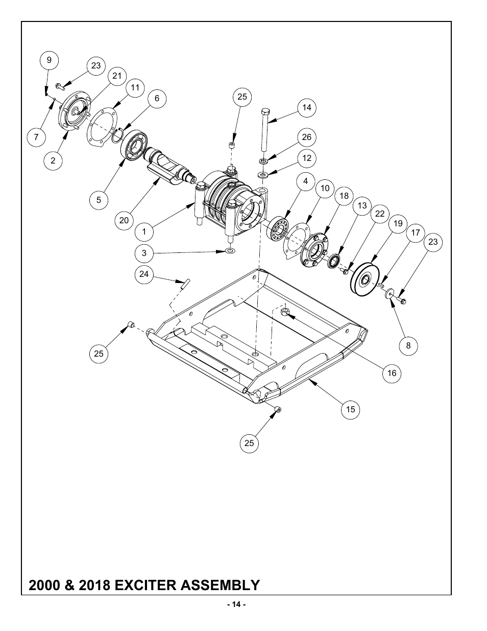 Engine assembly 2000/2018 | MBW 3550 Series User Manual | Page 17 / 29