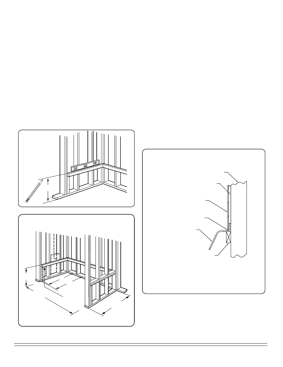 Typical recess installation | American Standard Colony Whirlpool/Bathing Pool 1748 User Manual | Page 2 / 4