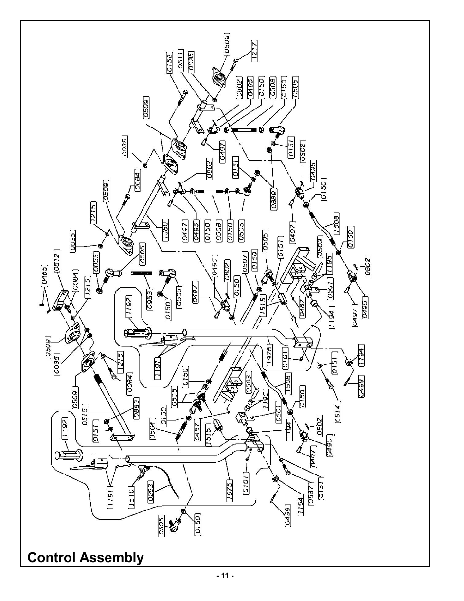 Control assembly | MBW MK8 75 User Manual | Page 14 / 21