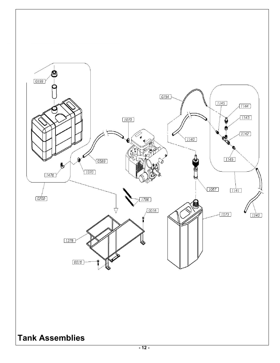 Tank assemblies | MBW MK8 120 User Manual | Page 15 / 24