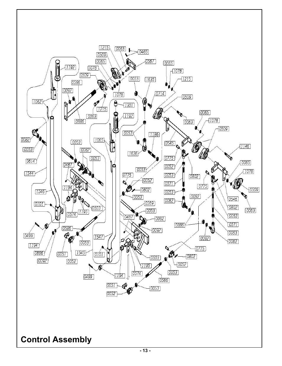 Control assembly | MBW MK8 120 User Manual | Page 16 / 24