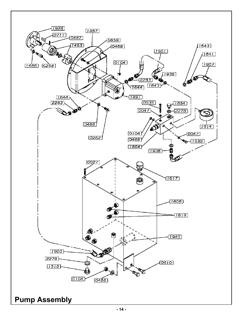 Pump assembly | MBW MK8 121 User Manual | Page 17 / 23