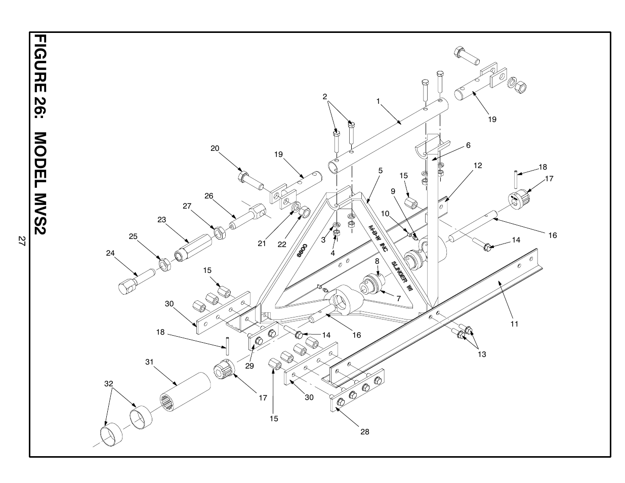 Figure 26: model mvs2 | MBW Blitzscreed User Manual | Page 29 / 56