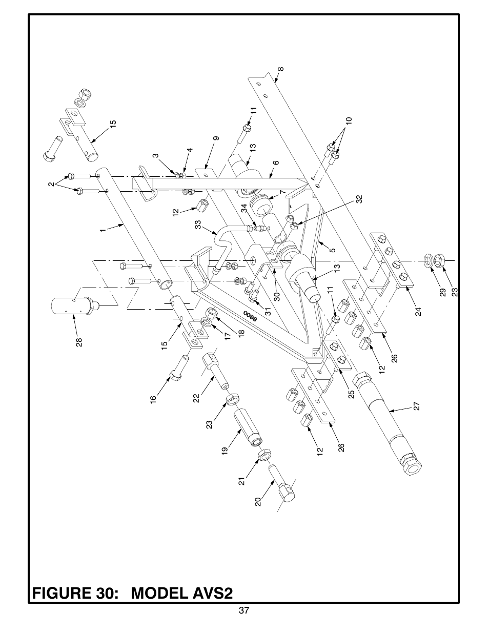 Figure 30: model avs2 | MBW Blitzscreed User Manual | Page 39 / 56