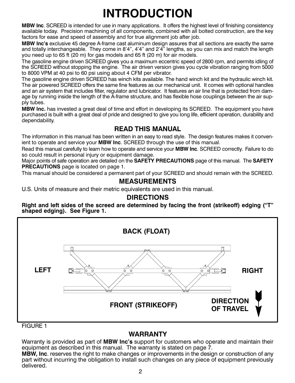 Introduction | MBW Blitzscreed User Manual | Page 4 / 56